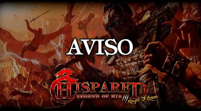 Aviso 29/08/2019 Legend Of Mir 3 HispaRed