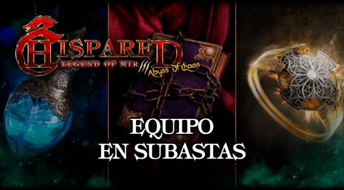 Equipo en Subastas 25/07/22 Apoyo Legend Of Mir 3 HispaRed