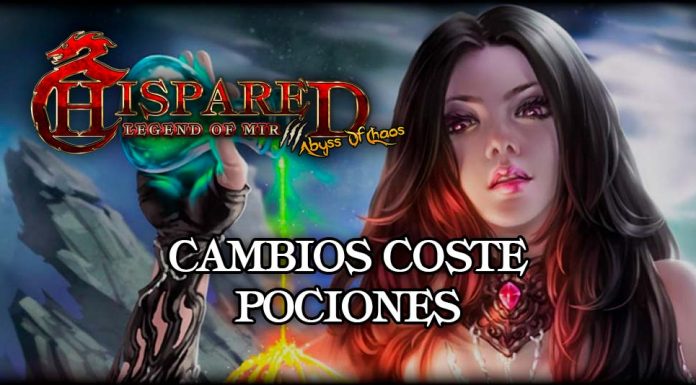 Cambio Coste Pociones Cambios Legend Of Mir 3 HispaRed
